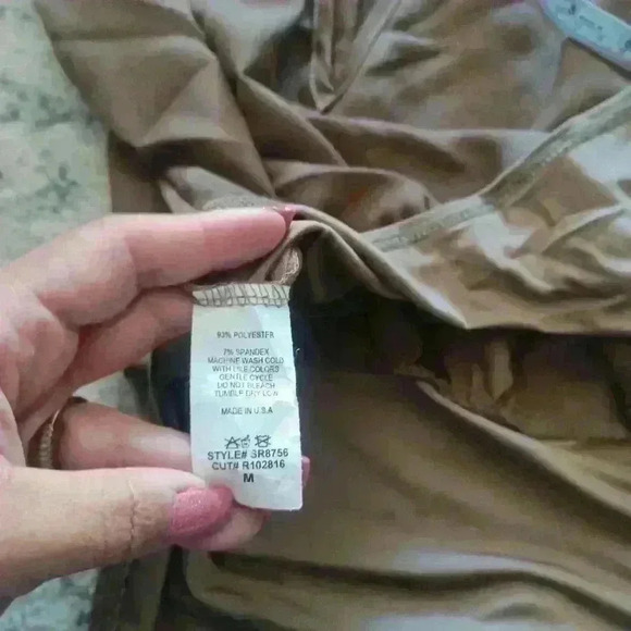 Fashion Nova Womens Tan Bodysuit M - Picture 12 of 14